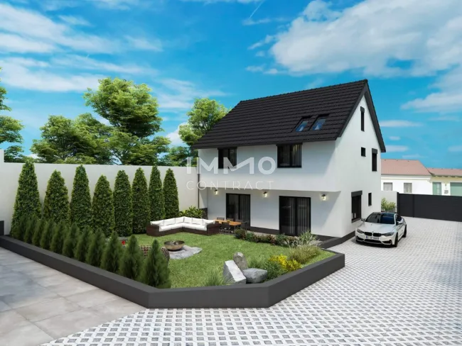 Ansicht Einfahrt Haus 1