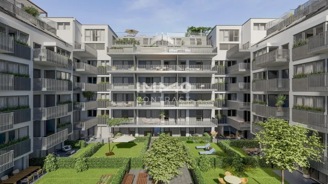 Innenhofseitige Dreizimmer-Wohnung mit großzügigem Balkon (NEU) - Bild