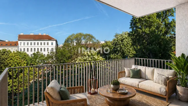 Innenhofseitige Dreizimmer-Wohnung mit großzügigem Balkon (NEU) - Titelbild