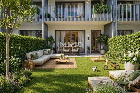 Parkseitiges Zweizimmer-Apartment mit Abendsonne (Neubau, Erstbezug)