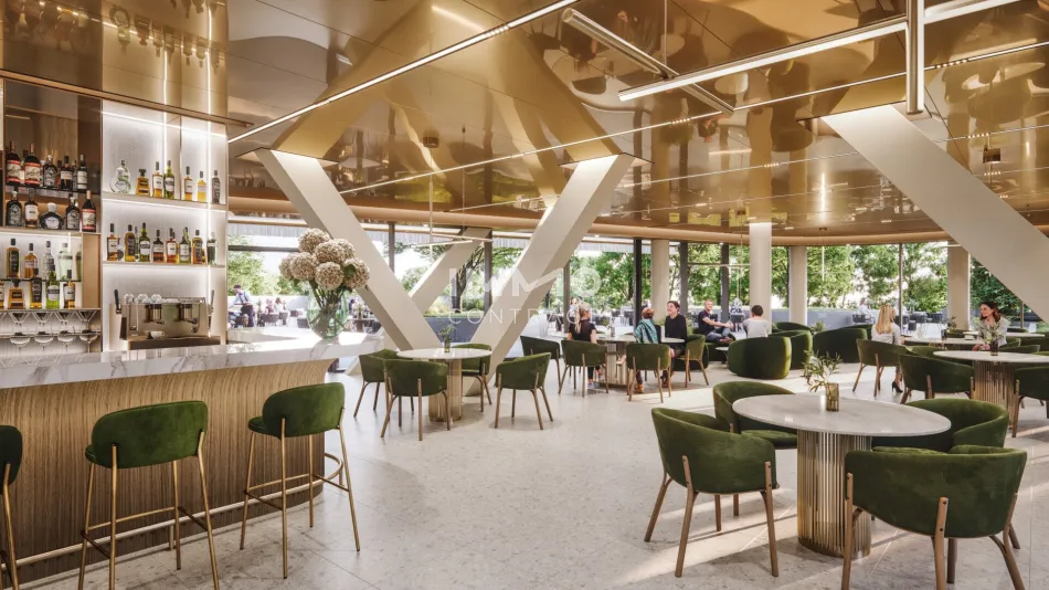 Gastronomie Hotspot an der Donau: Exklusive Restaurantfläche in den DANUBEFLATS - Bild