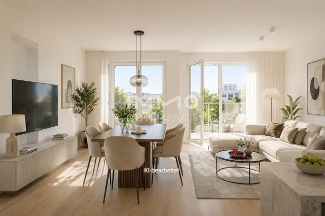 Luxuriöse Dachgeschosswohnung – Erstbezug mit Terrasse & Blick Richtung Schönbrunn - Bild