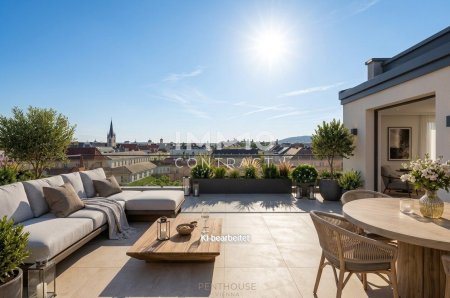 Luxuriöse Dachgeschosswohnung – Erstbezug mit Terrasse & Blick Richtung Schönbrunn