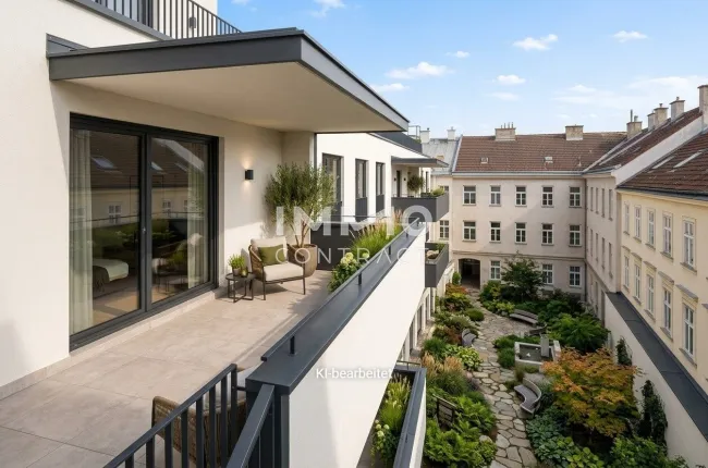 Parkside Schönbrunn – Exklusive Dachgeschosswohnung mit Westbalkon - Neubau- Erstbezug - Titelbild