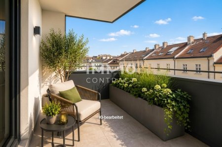 Parkside Schönbrunn – Exklusive Dachgeschosswohnung mit Westbalkon