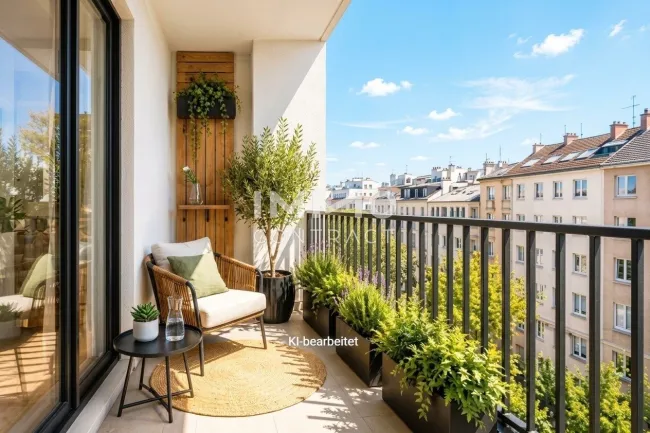 Wohnen auf höchstem Niveau – 2-Zimmer-Neubau mit Westbalkon & Loggia nahe Schönbrunn - Bild