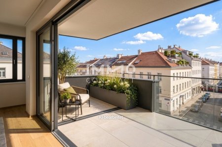 Exklusive Dachgeschosswohnung nahe Schönbrunn – Neubau - Erstbezug mit Balkon & Loggia