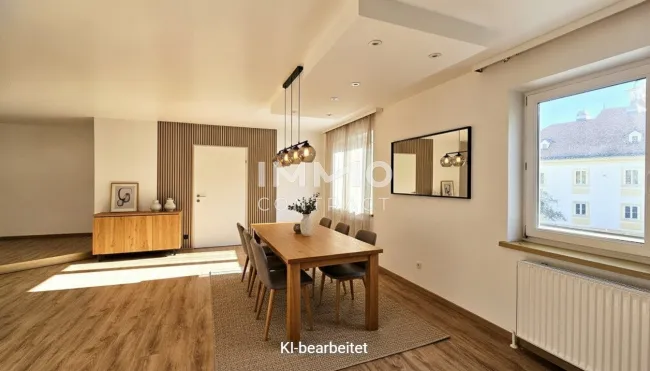 Sonnige, sehr große 4-Zimmer-Wohnung - zwei Bäder, große Küche - im Zentrum von Laxenburg - Bild