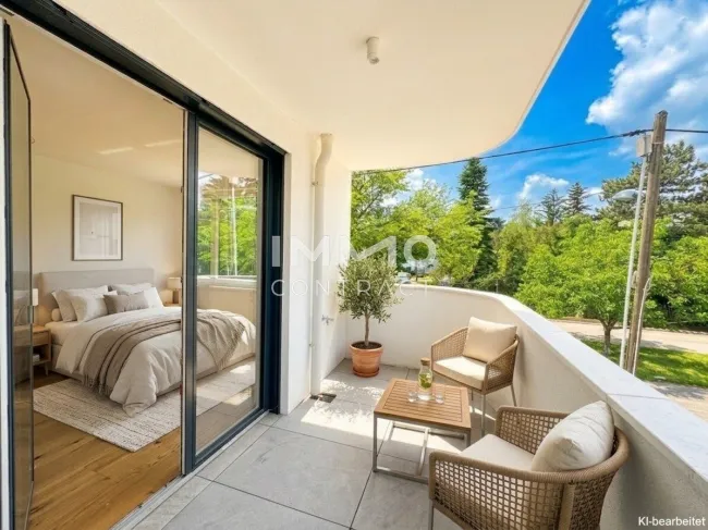 Exklusiver Erstbezug: Durchdachte 3-Zimmer-Balkonwohnung beim Marchfeldkanal - Titelbild