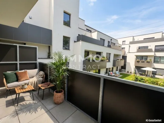 Top geschnittene 3-Zimmer-Balkonwohnung mit Privatgarten im Hof – preiswert & provisionsfrei - Titelbild