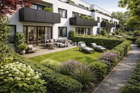 Helle 2-Zimmer Gartenwohnung mit großzügiger Grünfläche – Ruheoase im Grünen