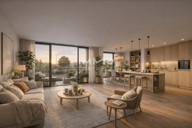 3,6% sparen: 3-Zimmer Wohnung mit Balkon und durchdachter Raumaufteilung im Florea - Bild