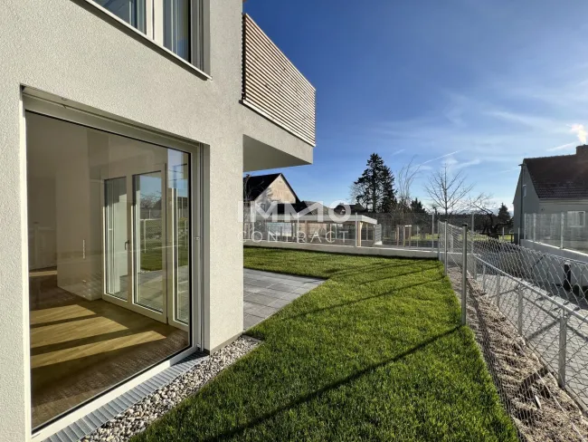 KREMSER WOHNDOMIZIL3Zi -Gartenwohnung 77qm mit 104qm Garten, Tiefgarage in Grünruhelage - Titelbild