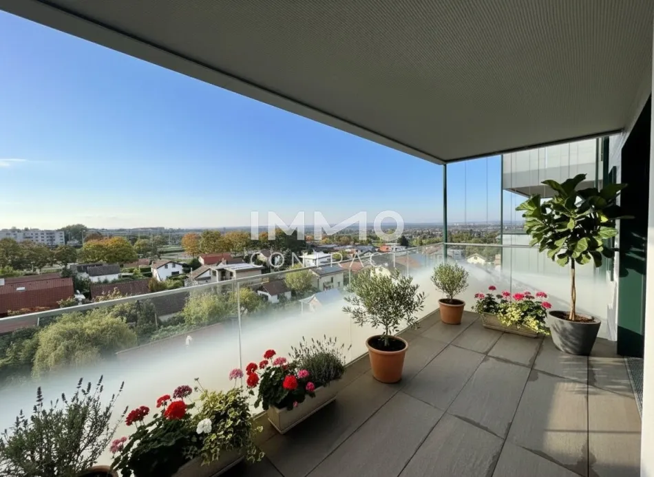 Provisionsfrei! Luxuswohnung mit Fernblick in Ruhelage - Titelbild