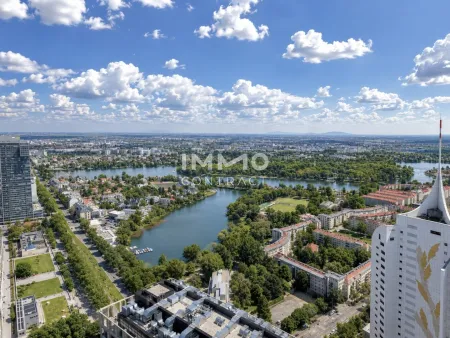Wohnen über den Dächern Wiens - Ostseitiges Studio mit 10 m² Loggia