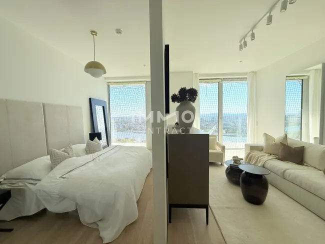 40. Etage Urban Sky Studio im DC2 Tower - mit Südblick über die Wiener Innenstadt - Titelbild