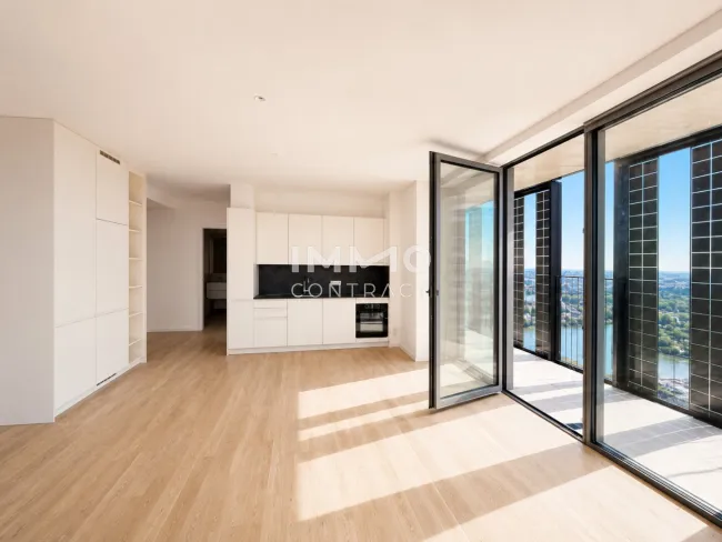 Prater, Stephansdom & Donau: Exklusive Eckresidenz mit unverbaubarem Fernblick. DC2 Tower - Bild