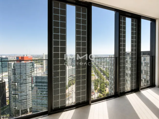 Smart Living: 34. Etage DC2 Tower - U1 Donauinsel ERSTBEZUG - Bild