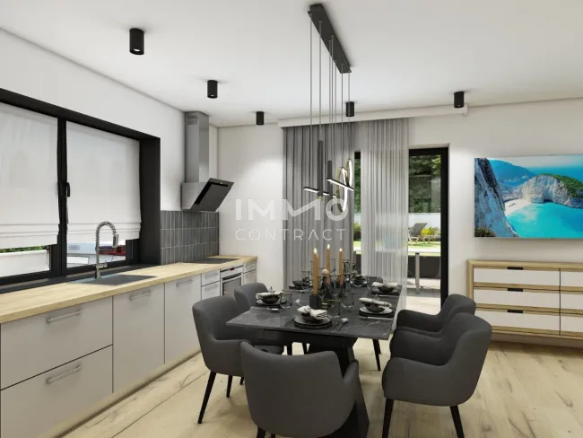 Essbereich mit Küche