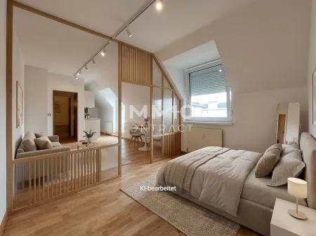 Zimmer mit KI bearbeitet