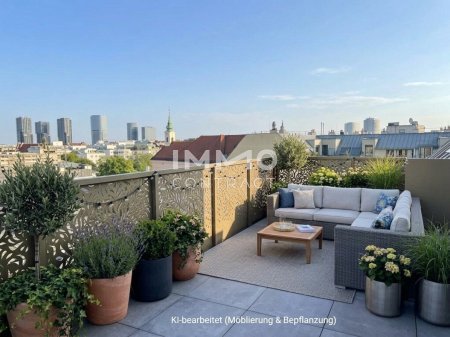 Provisionsfreier Neubau-Erstbezug – Exklusive Dachgeschoßwohnung mit außergewöhnlichen Terrassenflächen