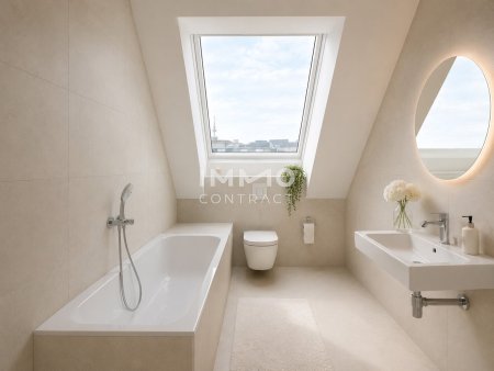 Provisionsfreier Neubau-Erstbezug – Exklusive Dachgeschoßwohnung mit außergewöhnlichen Terrassenflächen