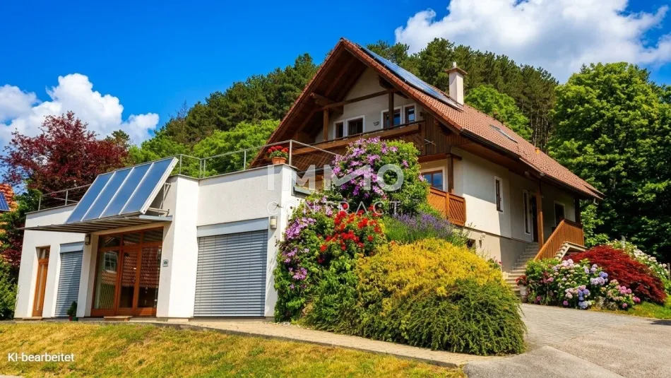 Weinliebhaber aufgepasst: Haus in Aussichtslage, unterkellert, Garage - mit Praxis/Einliegerwohnung/Büro - Titelbild