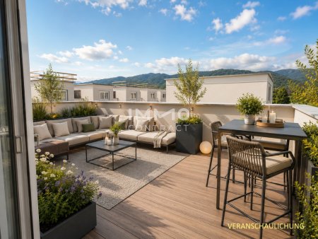 Erstbezug: Eck-Reihenhaus in Grünlage mit Terrassen und Eigengarten!