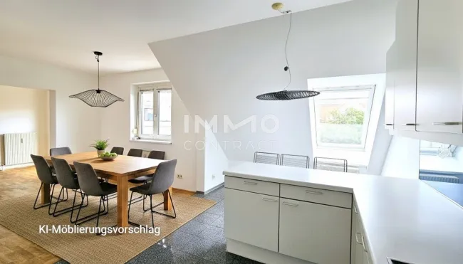 Küche KI-möbliert