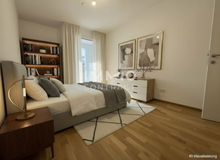 Lichtdurchfluteter Erstbezug: 3-Zimmer mit Loggia und Weitblick in top Lage!