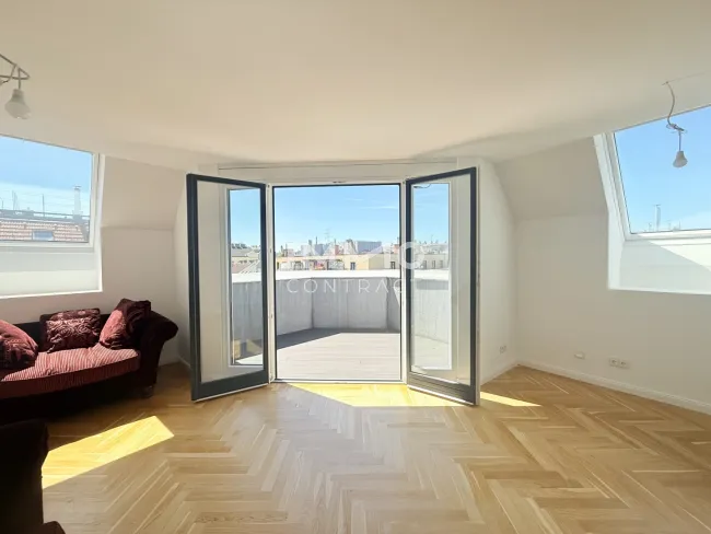 Wiener Rose - Exklusive Dachgeschoß-Maisonette - 4 Zimmer Erstbezug - Titelbild