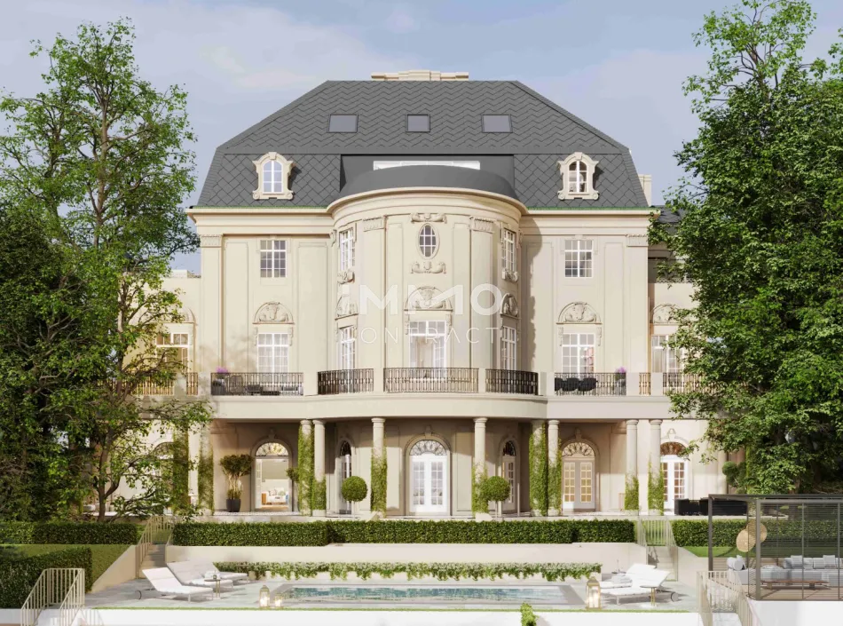 Villa Chimani: Terrassen, Pool und Stil vereint: Ein Wohnjuwel der Extraklasse - Bild