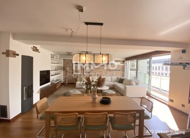 Exklusive 4-Zi-Terrassenwohnung 120m², Balkon, Kamin, Einbauküche, 1040 Wien mieten! - Titelbild