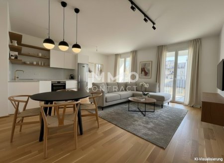 Zentral begehbare 3-Zimmer-Wohnung mit zwei Balkonen & Ost-West-Ausrichtung – BEIM DONAUUFER