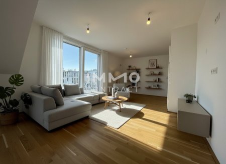 BEIM DONAUUFER: Effizient investieren - Klimatisierter 2-Zimmer-Erstbezug im Dachgeschoss