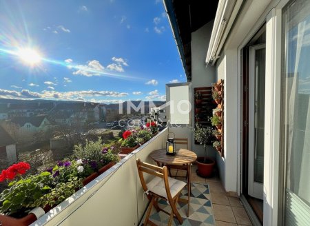 70qm-2ZI-Balkonwohnung mit Südblick, Garage und Stellplatz