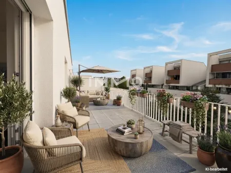 Großzügige Wohnung mit traumhafter Terrasse - provisionsfreier Erstbezug!