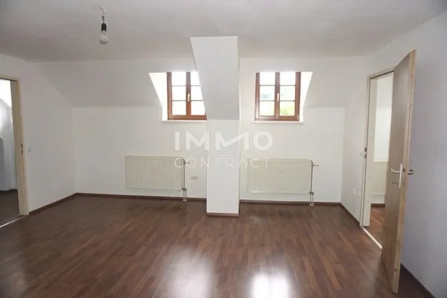 55,78m² DG- Wohnung teilsaniert ( Warmmiete) - in Steyr / Fabrikinsel - Titelbild