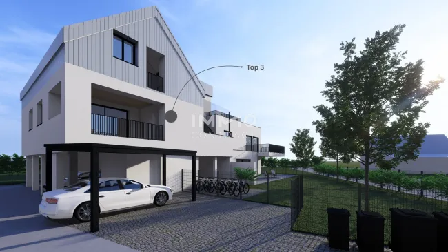 Architektonisch durchdachtes Wohnen mit privater Terrasse! - Titelbild