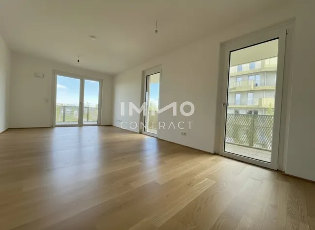 Top Erstbezug: 3-Zimmer-Balkonhit mit Blick ins Grüne - Bild