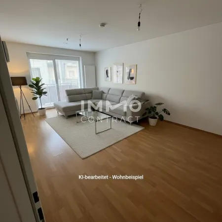 Moderne 3-Zi-Wohnung in Pöchlarn mit Balkon, 2 Garagen und Aufzug – Miete €1.014 - Förderbar