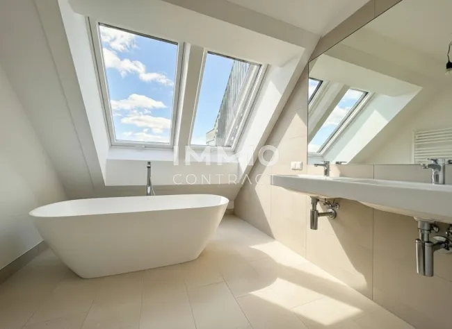 Exklusiv Wohnen auf zwei Ebenen mit privater Dachterrasse – BEIM DONAUUFER - Titelbild