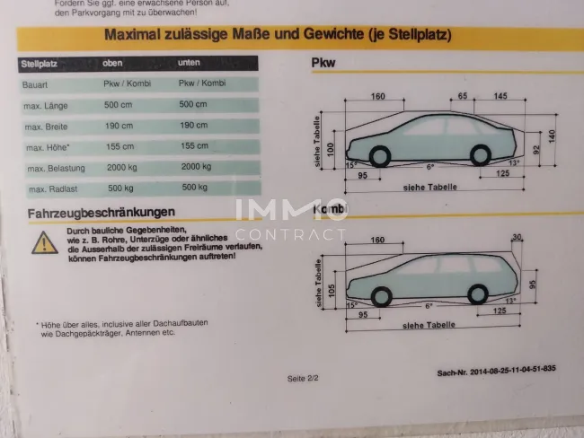 Garage Abmessungen