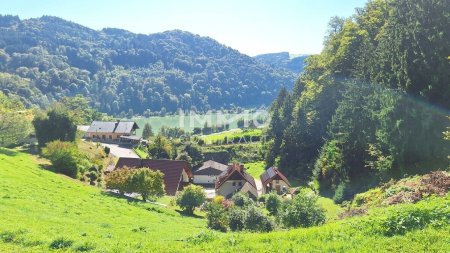 Baugrund 1.177 m² mit Donaublick - Südhang - mit angrenzenden kleinen Grünland 255 m² - St. Nikola