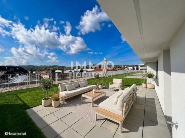 KREMSER WOHNKONZEPT - TOP80 Exklusives 4ZI-PENTHOUSE, Panorama-W-Terrasse und O-Balkon € 513.249,88 + 2 TG > Gesamtkaufpreis € 548.411,62 - klimaaktiv! - Titelbild