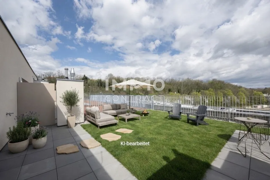 2-Zimmer Wohnung mit 50m2 Dachterrasse - Bild