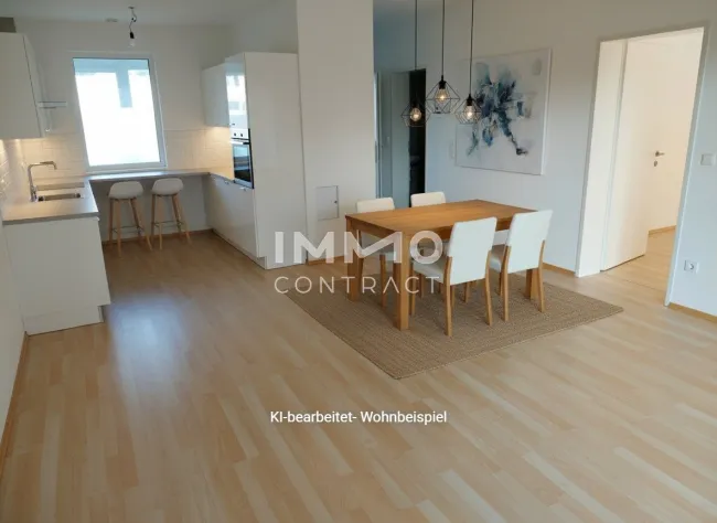 Wohnen in Aussichtslage - 57m² Wohnung mit Balkon in Kürnberg - Titelbild