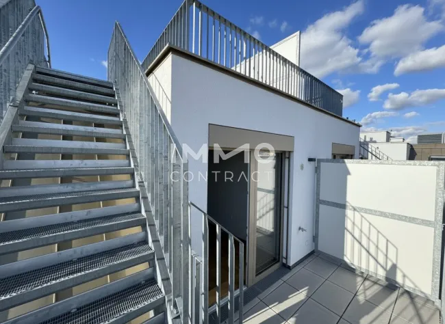 Maisonette-Traum mit privater Dachterrasse und top Anbindung – BEIM DONAUUFER - Titelbild