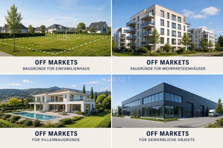 OFF MARKETS I Immobilieninvestments | Bestands- oder Bauprojekte | Zukunftsorientierte Lagen |