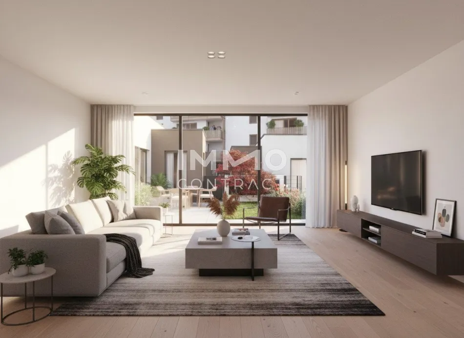 Traum Haus im Innenhof - Moderne 3-Zimmer-Wohnung mit Garten im ERSTBEZUG - Bild